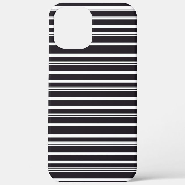 Cute black white stripes Case-Mate iPhone case (Back)