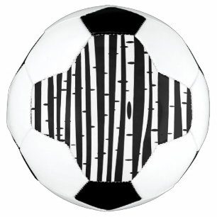 Cute black white tree pattern mouse pad drum stick soccer ball