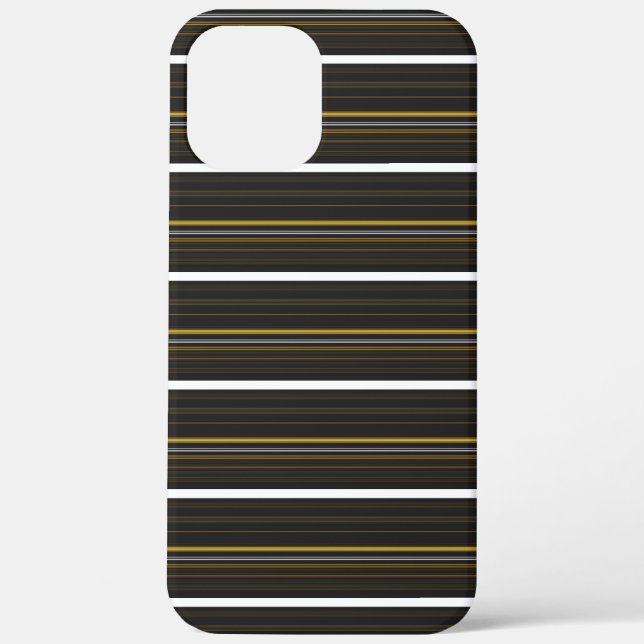 Cute black yellow stripes  Case-Mate iPhone case (Back)