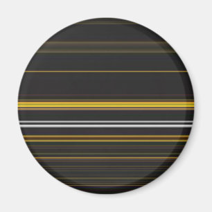Cute black yellow stripes magnet
