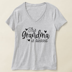 Cute Blessed Grandma word art T-Shirt