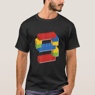 Cute Block Building 9th Birthday 9 Years Old Boys  T-Shirt