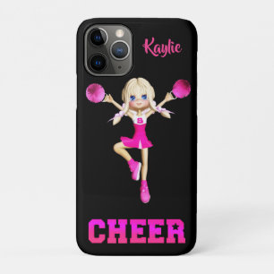 Cute Blonde Cheerleader Personalised   Case-Mate iPhone Case
