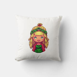 Cute blonde girl cushion