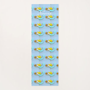 Cute Blonde Mermaids with Star Thunder_Cove Yoga Mat