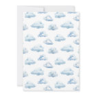 Cute blue aeroplane teddy bear baby boy shower