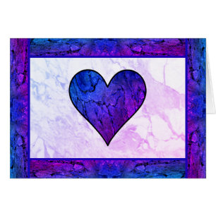 Cute Blue and Purple Heart