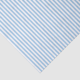 Cute Blue and white pin stripes Tissue Paper