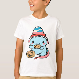 cute  blue axolotls christmas sweatshirt T-Shirt