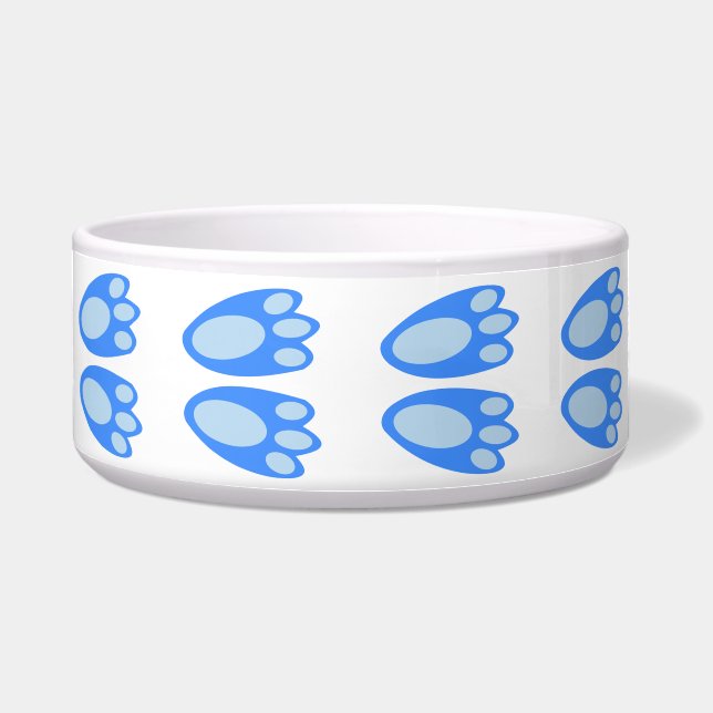 Cute Blue Baby Boy Bunny Feet Easter Patterned (Front)