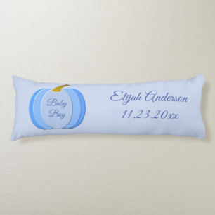 Cute Blue Baby Boy Pumpkin Custom Body Cushion