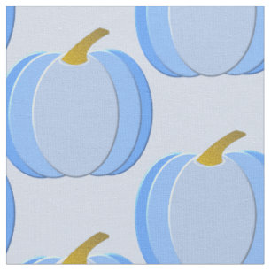 Cute Blue Baby Boy Pumpkin Custom Fabric