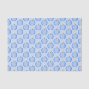 Cute Blue Baby Boy Pumpkin Patterned Tissue Paper