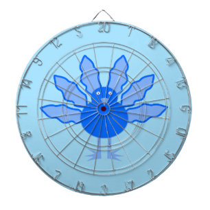 Cute Blue Baby Boy Thanksgiving Turkey Dartboard