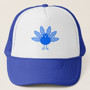 Cute Blue Baby Boy Thanksgiving Turkey Trucker Hat