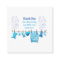 Cute Blue Baby Clothes Thank You Cards