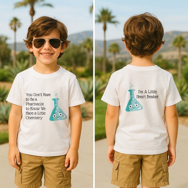 Cute Blue Beaker Pharmacist Chemist Baby T-Shirt (Creator Uploaded)