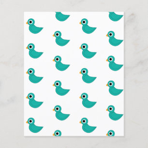 Cute blue bird