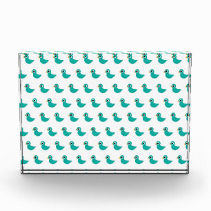 Cute blue bird photo block