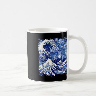 Cute Blue Cats Wave For Kamala Funny Blue Wave Of Coffee Mug