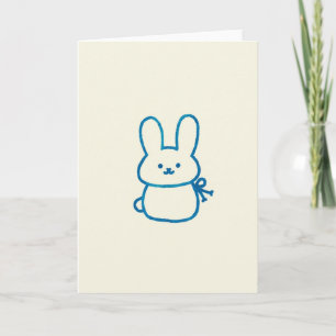 Cute Blue Creature Art Card