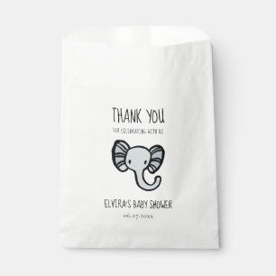 Cute blue elephant Baby shower Favour Bags
