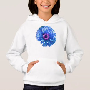 Cute blue flower daisy zinnia dahlia