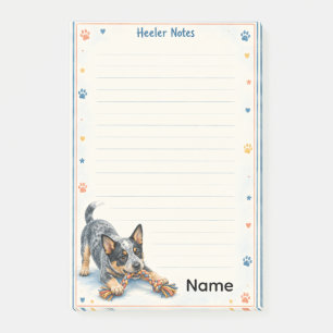 Cute Blue Heeler Puppy Dog Lover Post-it Notes