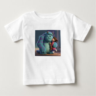Cute Blue Monster Illustration Kids T-Shirt