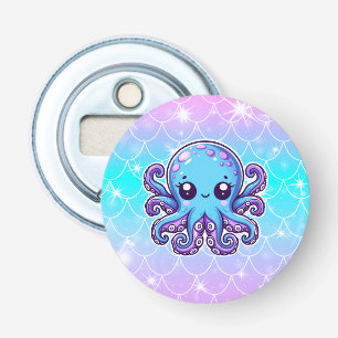 Cute blue octopus bottle opener
