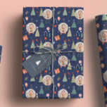 Cute Blue Photo Fun Christmas Wrapping Paper<br><div class="desc">Add a playful touch to your gifts with our Personalised Cute Blue Photo Fun Christmas Wrapping Paper. Perfect for anyone looking for christmas wrapping ideas, this christmas wrapping paper offers a creative way to wrap gifts. Explore fun christmas wrapping ideas with a unique photo twist, ideal for christmas present wrapping....</div>