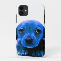 Cute Blue Puppy Dog Personalise IT