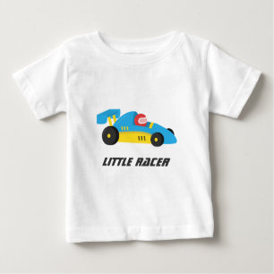 Cute Blue Race Car for The Little Racer Baby T-Shirt