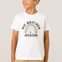 Cute Blue Rainbow Sibling Big Brother Name