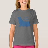 Cute blue Sea Lion love