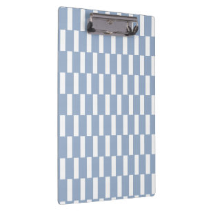 Cute Blue & White Stripe Clipboard 