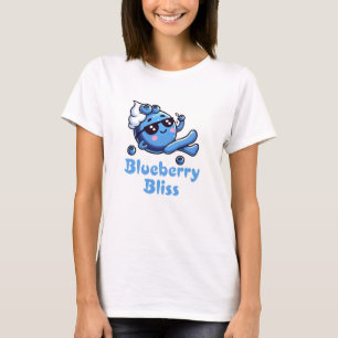 Cute Blueberries: Fun Fruit Art T-Shirt