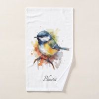 Cute Bluetit on a Branch, custom