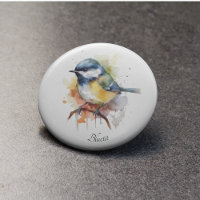 Cute Bluetit on a Branch, custom