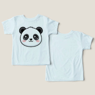 Cute Blushing Panda Bear Design - Kawaii Anime Sty