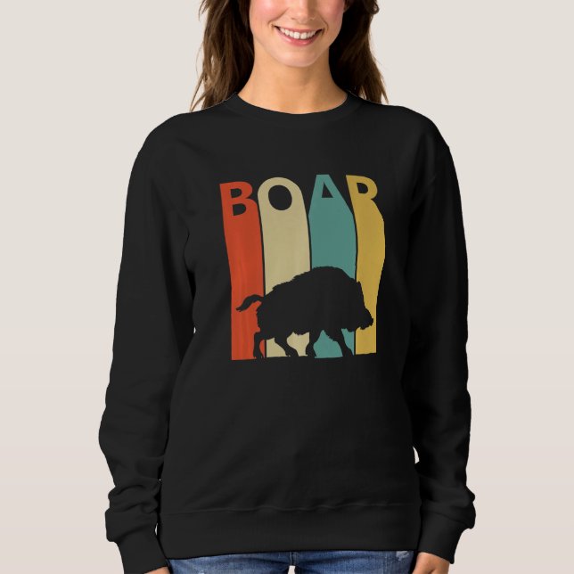 Cute Boar Animal   Sweatshirt (Front)
