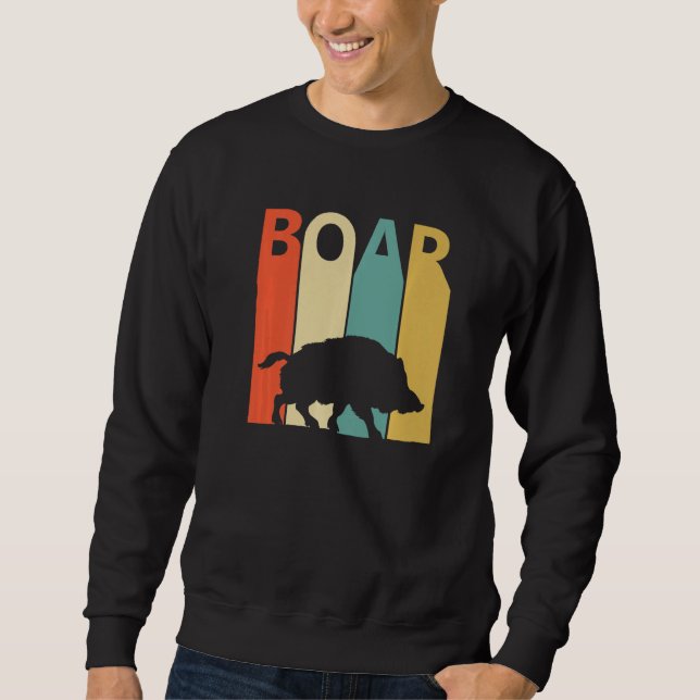 Cute Boar Animal   Sweatshirt (Front)
