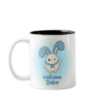 Cute Bobo Bunny Personalised Mug - Kawaii Aestheti