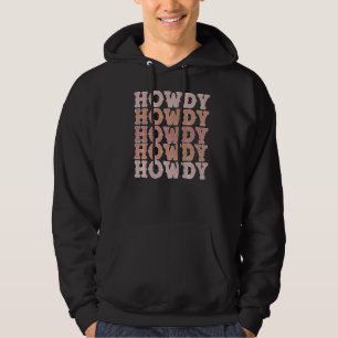 Cute Boho Aesthetic Cowgirl Country Music Festival Hoodie