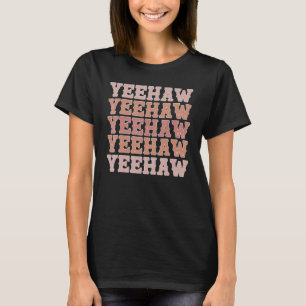 Cute Boho Aesthetic Cowgirl Country Music Festival T-Shirt