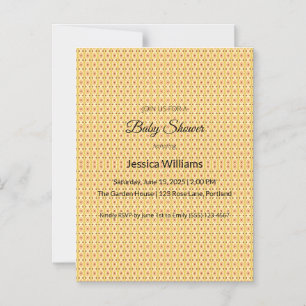 Cute Boho Baby Shower Gender Neutral, Customisable Magnetic Invitation