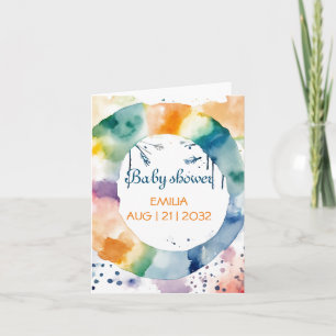 Cute Boho Baby Shower Invitation – Custom Neutral 