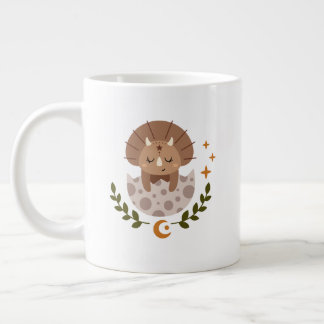 Cute Boho Dinosaur Coffee Mug for Kids