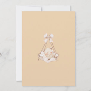 Cute Boho Little Dreamer Baby Shower Invitation