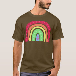 Cute Boho Rainbow Queer Pride T-Shirt